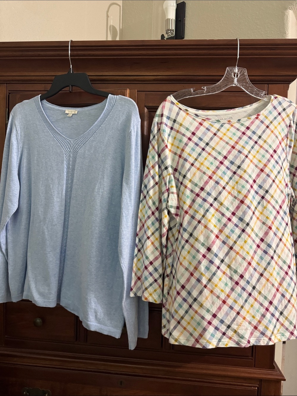 Talbots Light Blue V-Neck Sweater